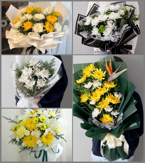 四川成都邛崃市南宝山镇白事花束代送
